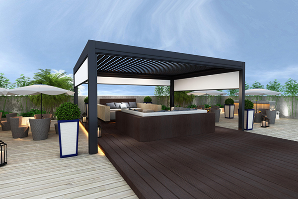 電動(dòng)百葉涼亭M210應(yīng)用場(chǎng)景3