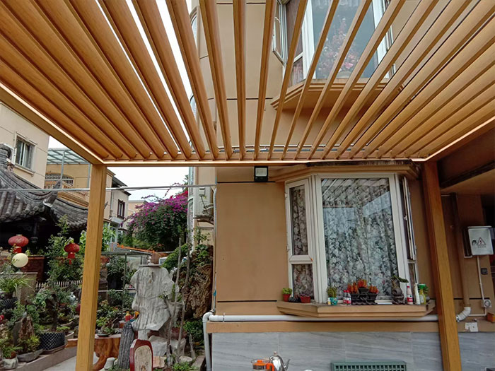 電動(dòng)百葉涼亭M210 電動(dòng)百葉涼亭M210