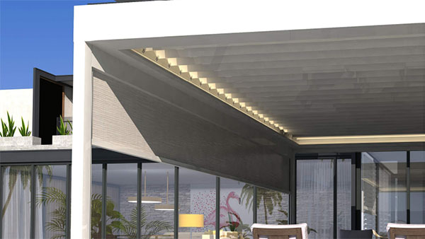 電動(dòng)防風(fēng)卷簾